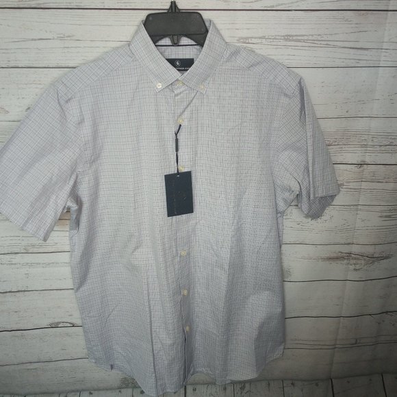 HART SCHAFFNER MARX MEN'S SZ MEDIUM COTTON SHIRT